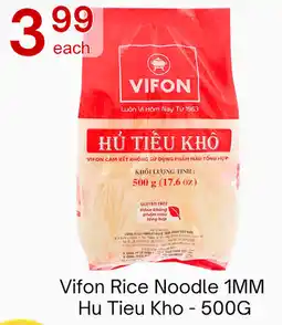 Lucky Supermarket Vifon Rice Noodle Hu Tieu Kho offer