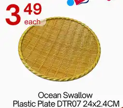 Lucky Supermarket Ocean Swallow Plastic Plate offer