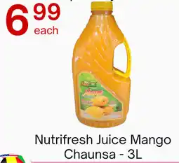 Lucky Supermarket Nutrifresh Juice Mango Chaunsa offer