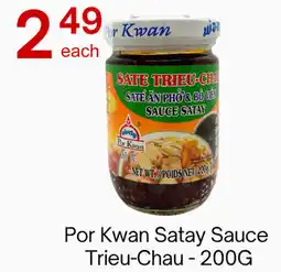 Lucky Supermarket Por Kwan Satay Sauce Trieu-Chau offer