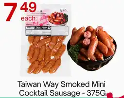 Lucky Supermarket Taiwan Way Smoked Mini Cocktail Sausage offer