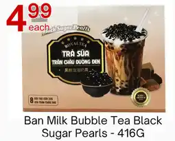 Lucky Supermarket Ban Milk Bubble Tea Black Sugar Pearls offer