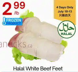 Lucky Supermarket Halal White Beef Feet offer