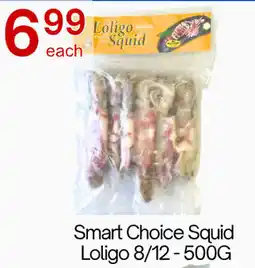 Lucky Supermarket Smart Choice Squid Loligo offer
