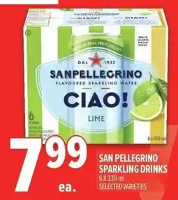 Metro San pellegrino sparkling drinks offer