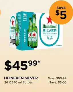 The Beer Store HEINEKEN SILVER offer