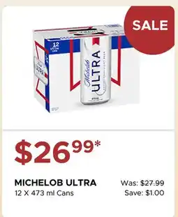 The Beer Store MICHELOB ULTRA offer