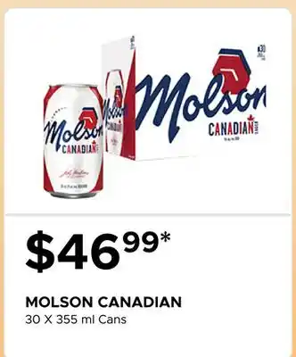 The Beer Store MOLSON CANADIAN offer