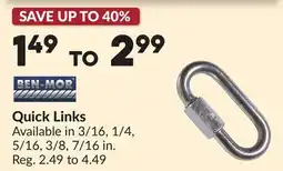 Princess Auto Quick Links offer