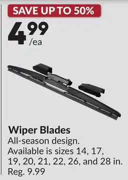 Princess Auto Wiper Blades offer
