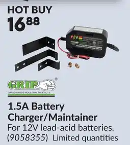 Princess Auto 1.5A Battery Charger/Maintainer offer