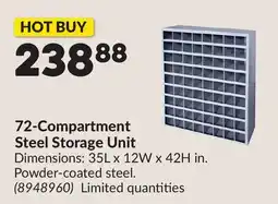 Princess Auto 72-Compartment Steel Storage Unit offer