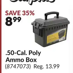 Princess Auto 50-Cal. Poly Ammo Box offer