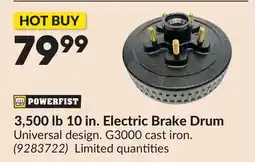 Princess Auto 3,500 lb 10 in. Electric Brake Drum offer