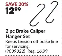 Princess Auto 2 pc Brake Caliper Hanger Set offer