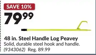Princess Auto 48 in. Steel Handle Log Peavey offer