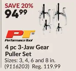 Princess Auto 4 pc 3-Jaw Gear Puller Set offer