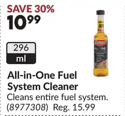 Princess Auto All-in-One Fuel System Cleaner offer