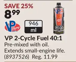Princess Auto VP 2-Cycle Fuel 40:1 offer