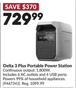 Princess Auto Delta 3 Plus Portable Power Station offer