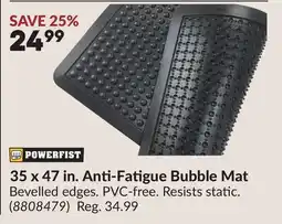 Princess Auto 35 x 47 in. Anti-Fatigue Bubble Mat offer