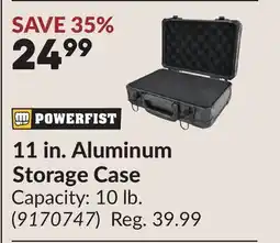 Princess Auto POWERFIST 11 in. Aluminum Storage Case offer