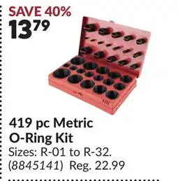 Princess Auto 419 pc Metric O-Ring Kit offer