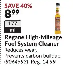 Princess Auto Regane High-Mileage Fuel System Cleaner offer