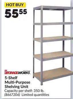Princess Auto 5-Shelf Multi-Purpose Shelving Unit offer