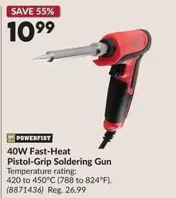 Princess Auto 40W Fast-Heat Pistol-Grip Soldering Gun offer