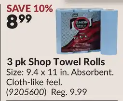 Princess Auto 3 pk Shop Towel Rolls offer
