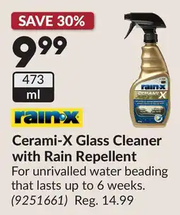 Princess Auto Cerami-X Glass Cleaner with Rain Repellent offer