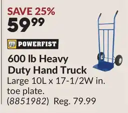 Princess Auto 600 lb Heavy Duty Hand Truck offer