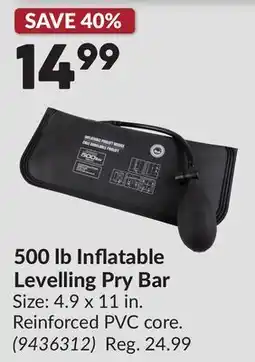 Princess Auto 500 lb Inflatable Levelling Pry Bar offer