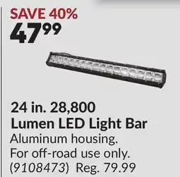 Princess Auto 24 in. 28,800 Lumen LED Light Bar offer