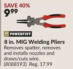 Princess Auto POWERFIST 8 in. MIG Welding Pliers offer