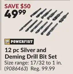 Princess Auto 12 pc Silver and Deming Drill Bit Set offer