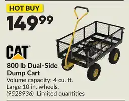 Princess Auto 800 lb Dual-Side Dump Cart offer