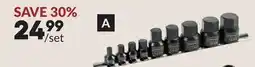 Princess Auto Stubby Bit Socket Sets, 9 pc Triple Square offer