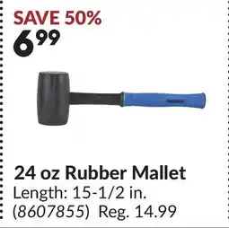 Princess Auto 24 oz Rubber Mallet offer