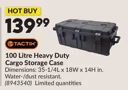 Princess Auto 100 Litre Heavy Duty Cargo Storage Case offer