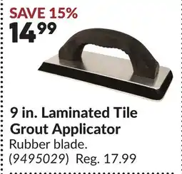 Princess Auto 9 in. Laminated Tile Grout Applicator offer