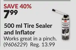 Princess Auto 500 ml Tire Sealer and Inflator offer