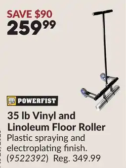 Princess Auto 35 lb Vinyl and Linoleum Floor Roller offer
