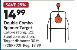 Princess Auto Double Combo Spinner Target offer