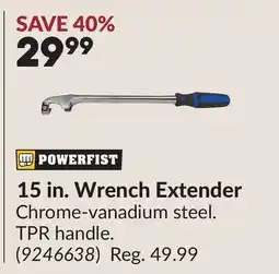 Princess Auto 15 in. Wrench Extender offer