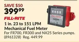 Princess Auto 1 in. 23 to 151 LPM Mechanical Fuel Meter offer