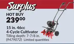Princess Auto 15 in. 46cc 4-Cycle Cultivator offer