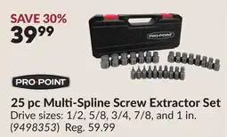 Princess Auto 25 pc Multi-Spline Screw Extractor Set offer