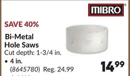 Princess Auto Bi-Metal Hole Saws offer